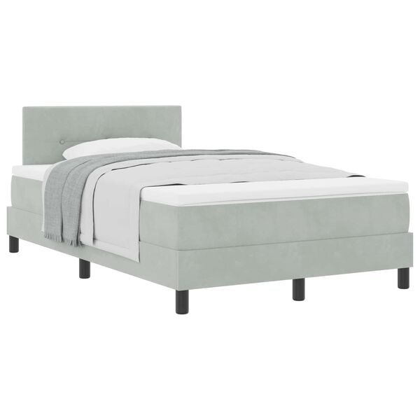 vidaXL Boxrug&oacute;s &aacute;gy matracmal Vil&aacute;gossz&uuml;rke 120 x 190 cm B&aacute;rsony