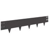 vidaXL Fűszeg&eacute;lyez&eacute;s 30 pcs 100 x 20 cm Ac&eacute;l Fekete