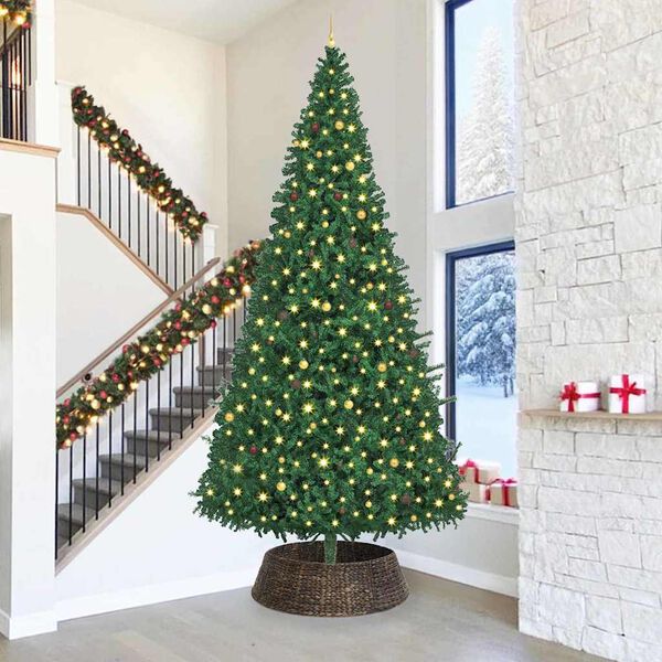 vidaXL Kar&aacute;csonyfakollekci&oacute; Fekete 105 x 105 x 28 cm V&iacute;zi j&aacute;cint