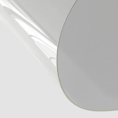vidaXL átlátszó PVC védőabrosz Ø 90 cm 2 mm