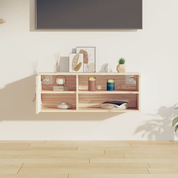 vidaXL tömör fenyőfa faliszekrény 80 x 30 x 30 cm