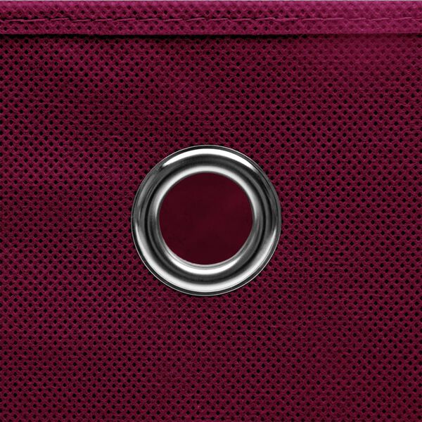 vidaXL 10 db s&ouml;t&eacute;tpiros sz&ouml;vet t&aacute;rol&oacute;doboz 32 x 32 x 32 cm