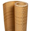 vidaXL vil&aacute;gosbarna polyrattan erk&eacute;lyparav&aacute;n 1000x90 cm