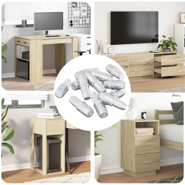 vidaXL Polc Peg 7200 pcs Ez&uuml;st 7 x 16 mm Vas