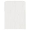 vidaXL fehér tömör fenyőfa éjjeliszekrény 40 x 31 x 40 cm