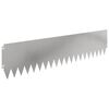 vidaXL Fűszeg&eacute;lyez&eacute;s 20 db 103 x 25 cm Ac&eacute;l Ez&uuml;st