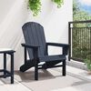 vidaXL Adirondack szék Tengerészkék 74 x 82 x 92cm HDPE