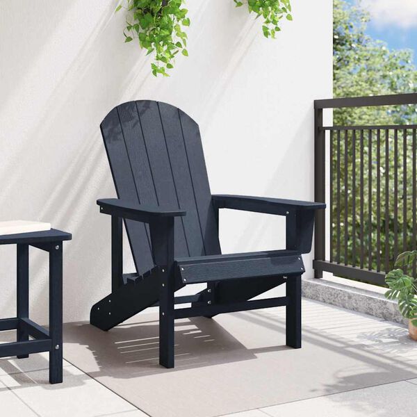 vidaXL Adirondack szék Tengerészkék 74 x 82 x 92cm HDPE