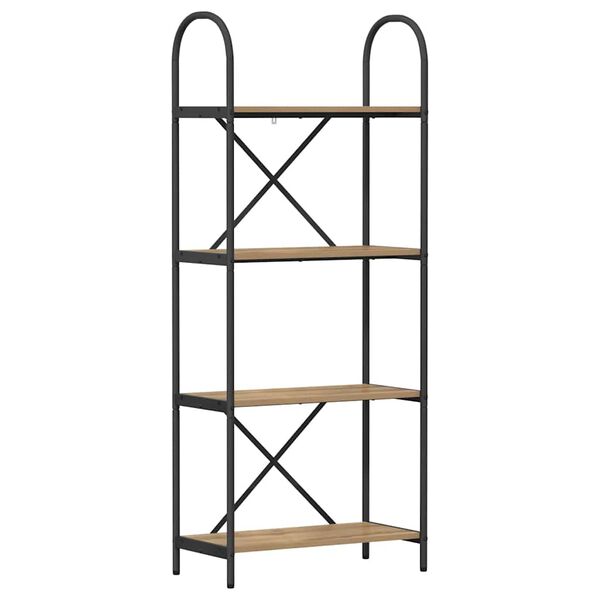 vidaXL K&ouml;nyvespolc Artisan t&ouml;lgy 60 x 30 x 146 cm Faanyag