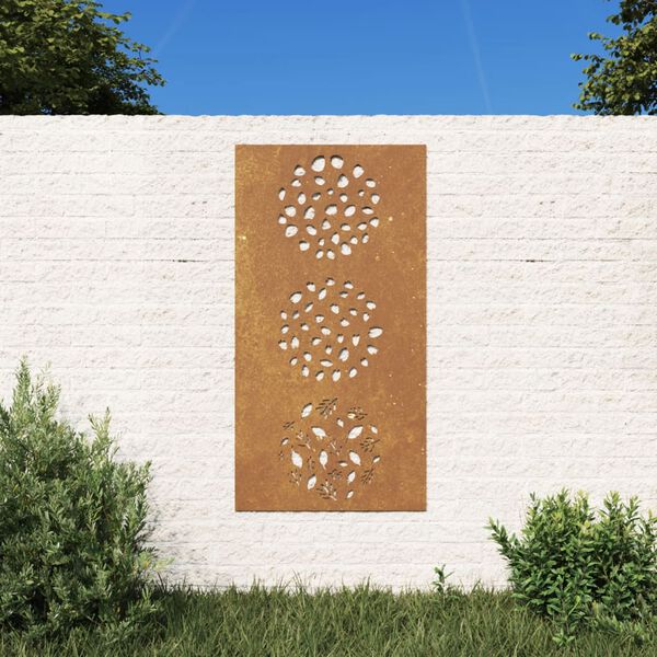 vidaXL lev&eacute;lmint&aacute;s corten ac&eacute;l kerti fald&iacute;sz 105 x 55 cm