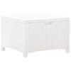 vidaXL feh&eacute;r PP rattan kerti t&aacute;rol&oacute;l&aacute;da 60 x 54 x 41 cm