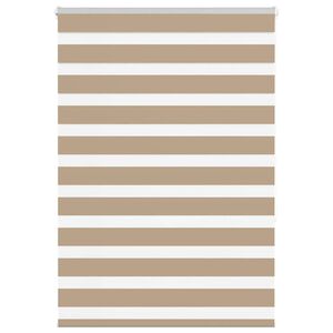 vidaXL zebraf&uuml;gg&ouml;nnyel homokbarna sz&ouml;vetsz&eacute;less&eacute;g 100,9 cm poli&eacute;szter