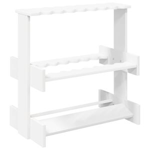 vidaXL Horg&aacute;szbot-tart&oacute; Szerelt Fa 60 x 35 x 60 cm Feh&eacute;r