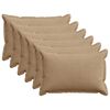vidaXL P&aacute;rna huzat 6 db HOUTEN Barna 50 x 75 cm cord
