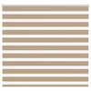 vidaXL zebraf&uuml;gg&ouml;nnyel homokbarna sz&ouml;vetsz&eacute;less&eacute;g 160,9 cm poli&eacute;szter