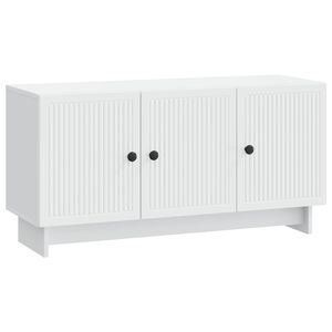 vidaXL TV szekr&eacute;ny Feh&eacute;r 99 x 34,5 x 50 cm Szerelt Fa