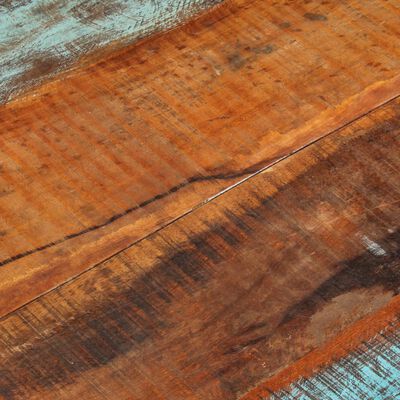 vidaXL tömör újrahasznosított fa asztallap 90 x 70 x (2,5-2,7) cm