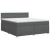 vidaXL Boxspring &aacute;gy matraccal S&ouml;t&eacute;tsz&uuml;rke 160 x 200 cm Sz&ouml;vet