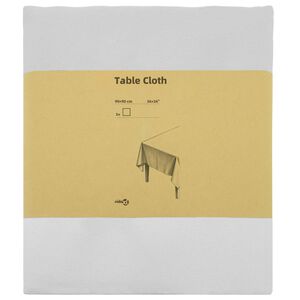 vidaXL Asztal Ter&iacute;tő 5 db N&eacute;gyzet Feh&eacute;r 90 x 90 cm Poli&eacute;szter