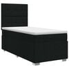 vidaXL Boxspring &aacute;gy matraccal fejt&aacute;ml&aacute;val Fekete 80 x 200 cm Sz&ouml;vet