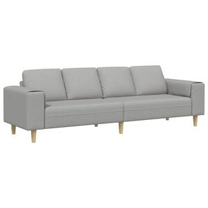 vidaXL Nappali Kanap&eacute; Felhősz&uuml;rke 250 x 77 x 76 cm Poli&eacute;szter