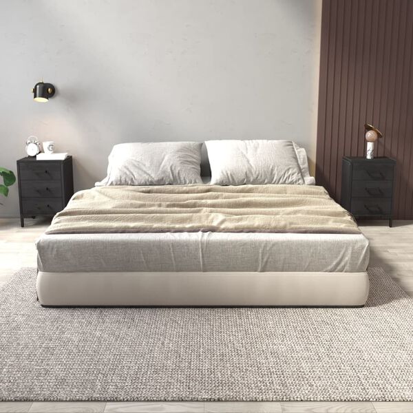 vidaXL 2 db fekete t&ouml;m&ouml;r fenyőfa &eacute;jjeliszekr&eacute;ny 40x30x55 cm