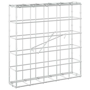 vidaXL Gabion 5 mm Dr&oacute;ttal &eacute;s 10x10 cm R&aacute;csos 50x10x50 cm