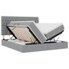 vidaXL LED t&aacute;rol&oacute;s &aacute;gy matraccal Vil&aacute;gossz&uuml;rke 200 x 200 cm Sz&ouml;vet