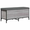 vidaXL sz&uuml;rke sonoma sz&iacute;nű szerelt fa t&aacute;rol&oacute;pad 102 x 42 x 45 cm