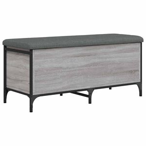 vidaXL sz&uuml;rke sonoma sz&iacute;nű szerelt fa t&aacute;rol&oacute;pad 102 x 42 x 45 cm