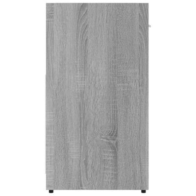 vidaXL szürke sonoma színű szerelt fa fürdőszobaszekrény 60x33x60 cm