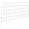 vidaXL Kerti ker&iacute;t&eacute;s kar&oacute;kkal 48 pcs 95 x 50 cm Mesh Horganyzott Ac&eacute;l