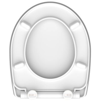 SCHÜTTE MAGIC LIGHT duroplast WC-ülőke lágyan záródó gyorskioldással
