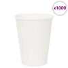 vidaXL 1000 db feh&eacute;r pap&iacute;r k&aacute;v&eacute;scs&eacute;sz&eacute;k 12oz 300ml
