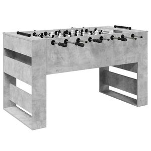 vidaXL Foci Asztal Beton Sz&uuml;rke 146,5 x 74 x 85 cm Szerelt Fa