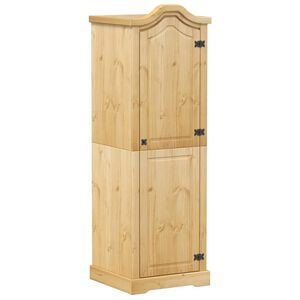 vidaXL Corona t&ouml;m&ouml;r fenyőfa ruh&aacute;sszekr&eacute;ny 55 x 52 x 170 cm