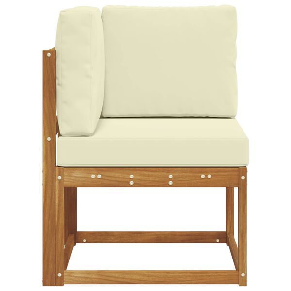 vidaXL K&uuml;lt&eacute;ri Sarokkanap&eacute; T&ouml;m&ouml;r Ak&aacute;cfa