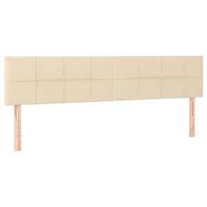 vidaXL kr&eacute;msz&iacute;nű sz&ouml;vet fejt&aacute;mla 200 x 5 x 78/88 cm