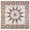 vidaXL Mozaik Csempe Vir&aacute;g Mint&aacute;val Soksz&iacute;nű 120 x 120 cm M&aacute;rv&aacute;ny