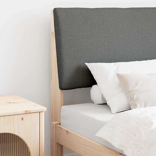 vidaXL K&aacute;rpitozott fejt&aacute;mla S&ouml;t&eacute;tsz&uuml;rke 80 cm T&ouml;m&ouml;r fenyőfa