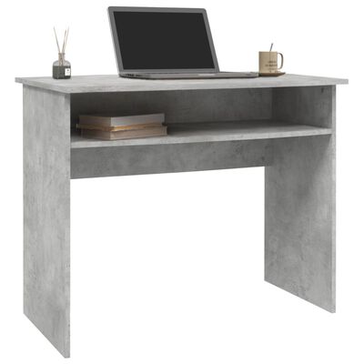 vidaXL betonszürke forgácslap íróasztal 90 x 50 x 74 cm