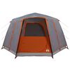 vidaXL Kabin sátor tetővel Szürke és narancs 425 x 396 x 222 cm