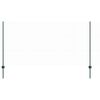 vidaXL Hatsz&ouml;gletű ker&iacute;t&eacute;s oszlopokkal 50 x 1,2 m PVC-bevonatos ac&eacute;l