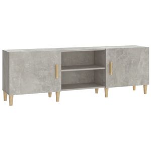 vidaXL betonsz&uuml;rke szerelt fa TV-szekr&eacute;ny 150 x 30 x 50 cm