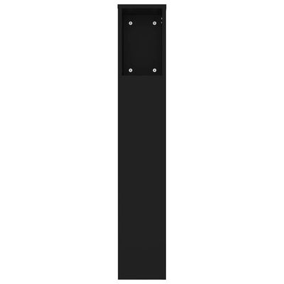 vidaXL fekete áthidaló szekrény 180x18,5x104,5 cm