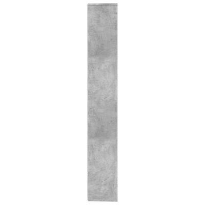 vidaXL betonszürke forgácslap könyvszekrény/térelválasztó 155 x 24 x 160 cm