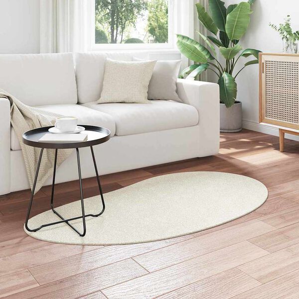 vidaXL Ter&uuml;letszőnyegek HUARTE Kr&eacute;m 80 x 150 cm Poli&eacute;szter