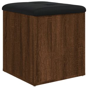 vidaXL barna t&ouml;lgy sz&iacute;nű szerelt fa t&aacute;rol&oacute;pad 42 x 42 x 45 cm