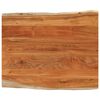 vidaXL t&ouml;m&ouml;r ak&aacute;cfa t&eacute;glalap alak&uacute; asztallap 100x80x2,5 cm