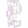 vidaXL Magasfi&uacute; fi&oacute;kkal Artisan t&ouml;lgy 34,5 x 34 x 180 cm Faanyag